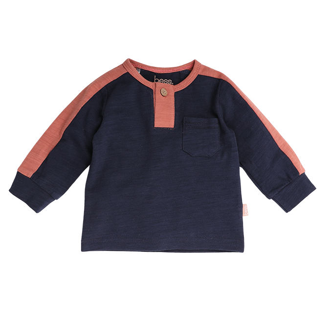 Shirt Slub Colorblock